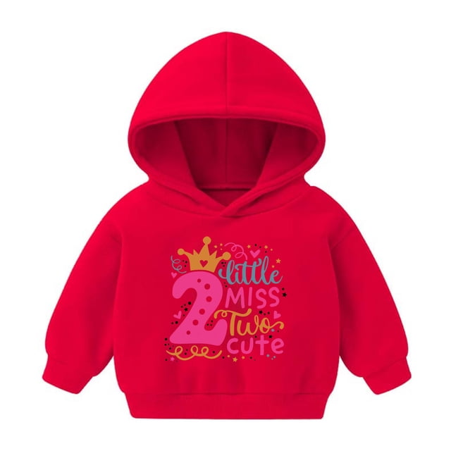 Chandails à Capuche pour Fille, Mode Fille et Garçon Hauts Décontractés à Manches Longues Sweat à Capuche Imprimé
