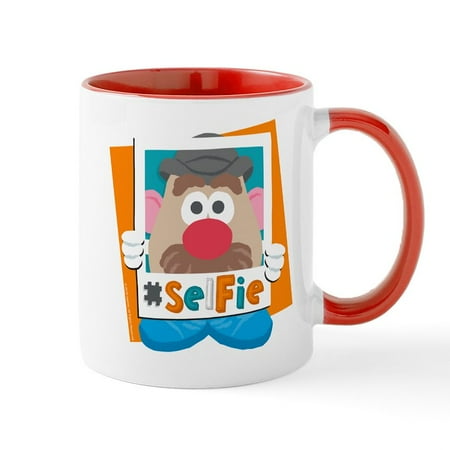

CafePress - Mr. Potato Hashtag Selfie - 11 oz Ceramic Mug - Novelty Coffee Tea Cup