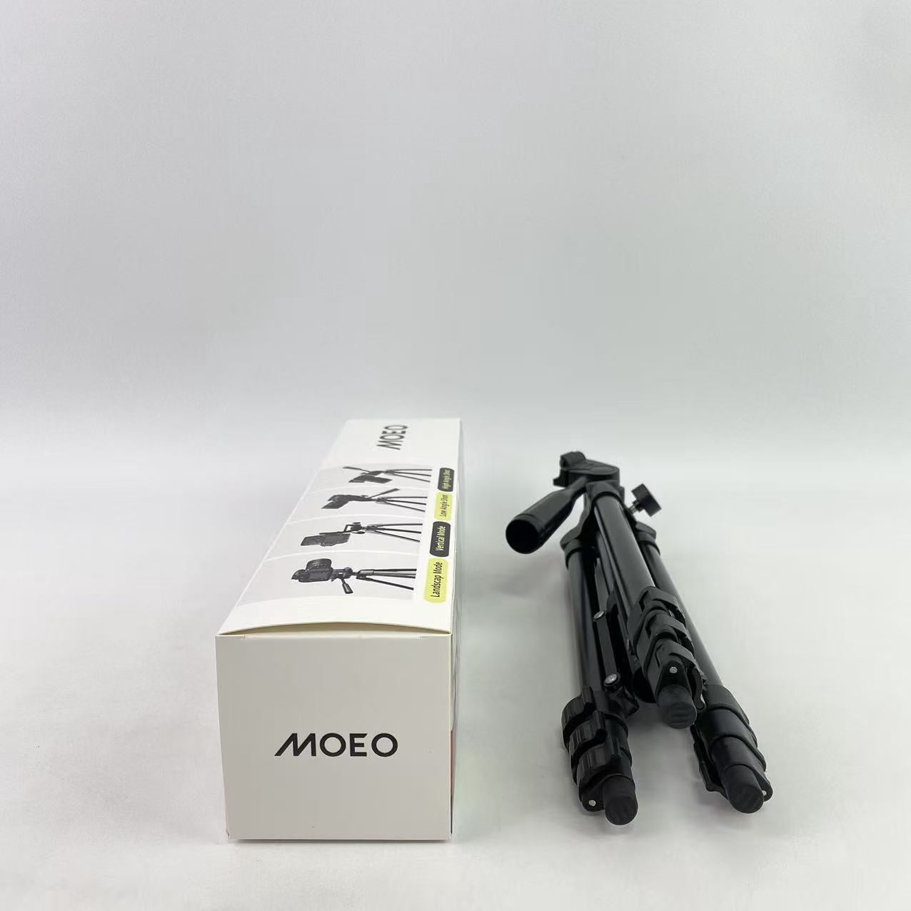 MOEO Tripods for cameras,60" Camera Tripod,Cell Phone Tripod,Professional Aluminum Portable Tripod Stand with Phone Tripod Mount&1/4”Screw