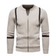 thumbnail image 2 of Primavera y otoño de los hombres Nuevos hombres jóvenes Prendas de punto Slim Fit Cuello redondo Suéter Suéter Camisa de fondo de color sólido informal Suéter de gran tamaño Pompotops oipoqjl39984, 2 of 6