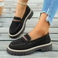 thumbnail image 3 of Xucatan Womens Loafers Shoes Platform Chunky Penny Loafer Lug Sole Comfortable Slip On Work Office Business Casual Dress Shoes, Gift, 3 of 9