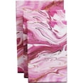 thumbnail image 2 of Alef Elegant Decorative Themed Nesting Gift Boxes -3 Boxes- Great for gifts for any occasion!  (Sm Pink Marble Swirl), 2 of 5