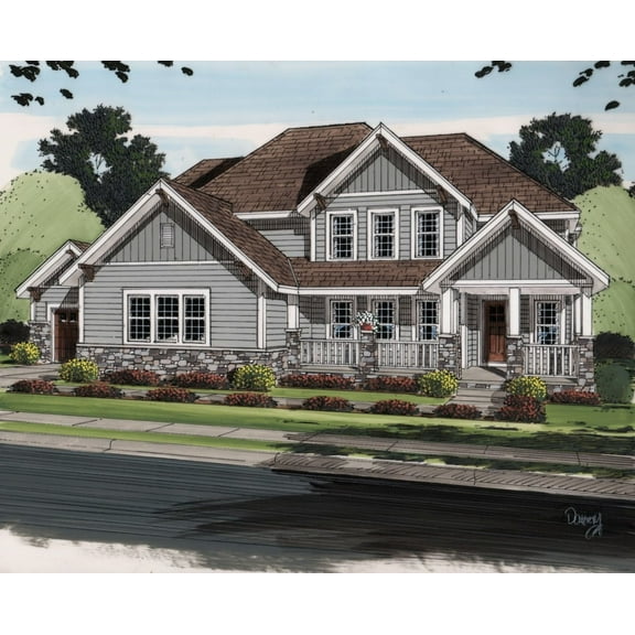Advanced House Plans: Builder Ready Blueprints | Brekinridge 29196 | 2 Story Plan