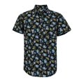 thumbnail image 1 of Camisa George Talla G Casual Manga Corta con Estampado Tropical Multicolor con Negro, 1 of 4