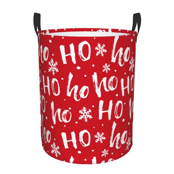 Fotbe Hohoho Cesto de Ropa con Asas, Cesto Impermeable de Gran Capacidad, Bolsa de Lavado para Dormitorio, Cesto de Ropa con Ruedas y Asas-Medium