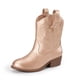 thumbnail image 5 of Botas de Vaquera para Niñas DREAM PAIRS Tacón Bajo Oro Rosa, 5 of 6