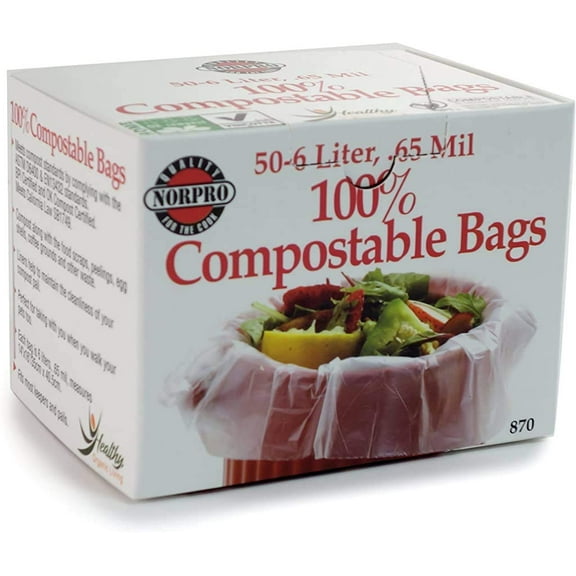 Norpro 100% Compostable Bags, 50 Count (870)