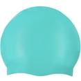 thumbnail image 6 of (2 pack) Athletic Works Junior Size Teal Silicone Swim Cap, Unisex, 8.25" x 7", 40g, 6 of 8