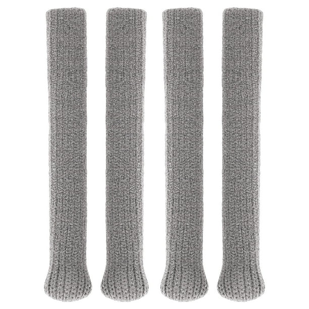 2 paquetes de almohadillas de algodón para las orejas de las gafas, de punto suave, antideslizantes, con fijación para las patillas, funda gris