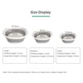 thumbnail image 2 of Portable Plastic Laundry Basin Dishpan Saving Space Hiking Camping Wash Basin Bathroom Accessories Laundry Tub Bath Basin BLUE L, 2 of 8