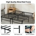 thumbnail image 5 of YRLLENSDAN Foldable Bed Frame Full Size Bed Frames Platform Bed Frame Full Size Bed Frame Metal Bed Frames with Storage Noise Free 1000LBS Capacity, 5 of 7