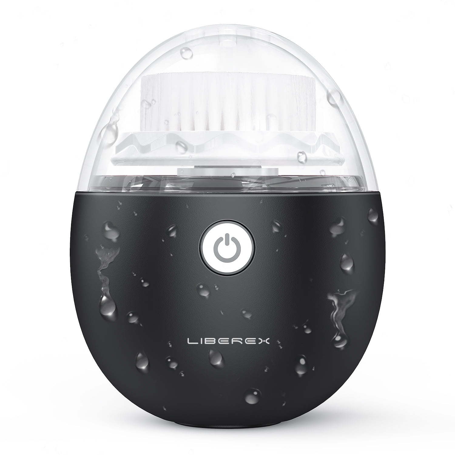 Egg Vibrating Facial Cleansing Brush, 3 Brush Heads with 3 Modes