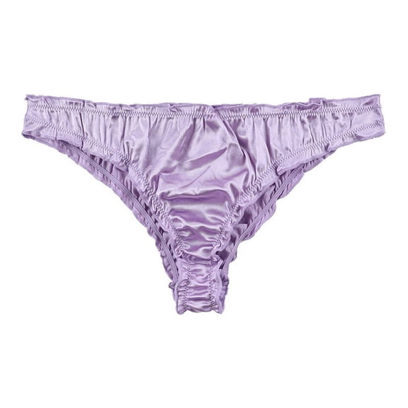 Womens Underwear Ultra Thin Fashion Satin Erotic Panties Breathable Panties Underwear Women Men