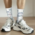 thumbnail image 6 of Fuzoiu Sea Animals Print Athletic Crew Socks for Men & Women,Casual Crew Socks,Above Ankle Crew Socks for Business, Casual, 6 of 6