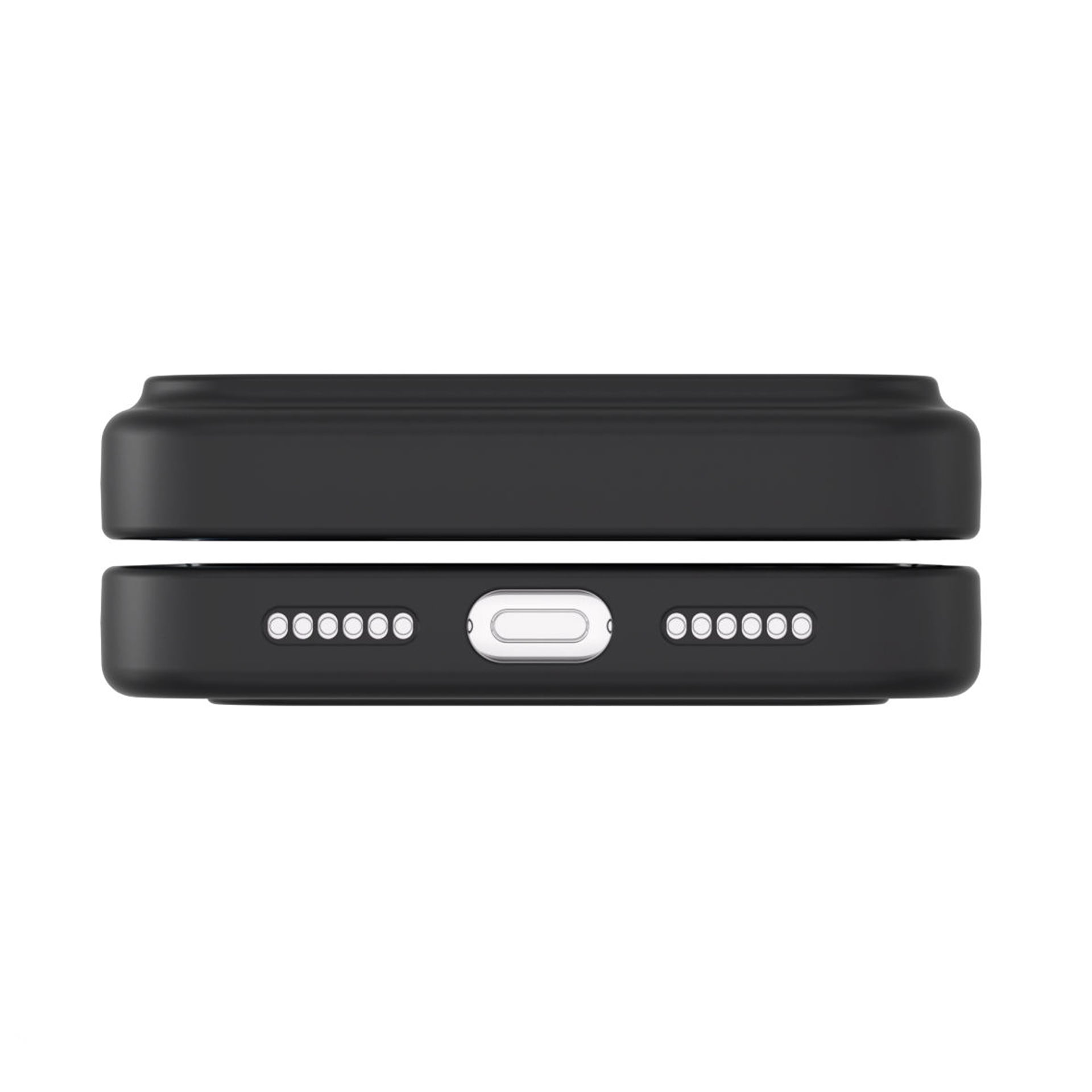 Elegant Silicone Case with Magsafe for iPhone 17 Pro - Black