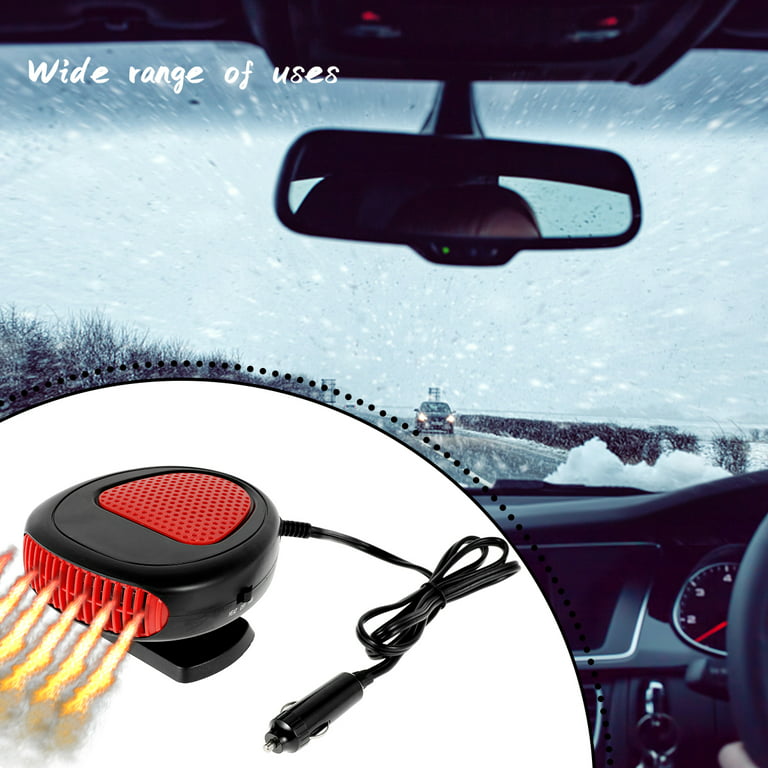 Ghopy 150W 12V Car Heater Car Defogger Heater Fan Portable Car Defroster  with 2 in 1 Cooling & Heating Car Windshield Defogger Handheld Auto  Windscreen Defroster Auto Anti-Fog Heater 