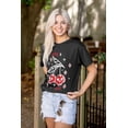 thumbnail image 4 of Retro Cherry Fruit Skulls Lucky You Men's Graphic T Shirt Tees Brisco Brands X, 4 of 6