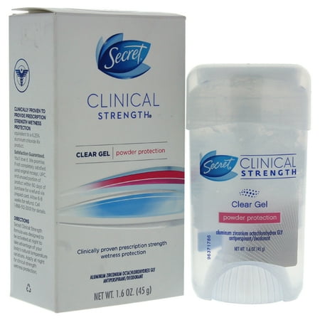secret deodorant powder oz clinical gel strength stick protection clear