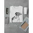 thumbnail image 3 of Petrol Handle Flamingo T-Shirt Men -Mohsen Najafi Designs, Male 4X-Large, 3 of 4