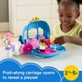 thumbnail image 2 of Disney Princess Cinderella’s Dancing Carriage Little People Toddler Playset with Horse & Figures, 2 of 6