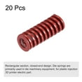 thumbnail image 3 of Unique Bargains Die Spring 20 Pack 10mm OD 25mm Long Stamping Medium Load Compression, Red, 3 of 5