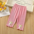 thumbnail image 2 of Antinious Children Girls Solid Soft Breathable Slim Versatile Outer Daily Full Length Pants Leggings, 2 of 3