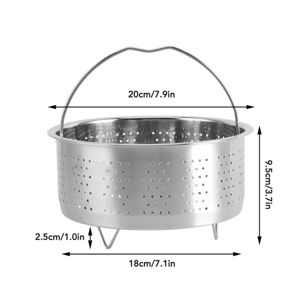 Panier à Vapeur En Acier Inoxydable Avec Poignée