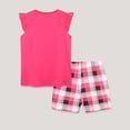 thumbnail image 4 of CAICJ98 Toddler Girl Clothes 2T 3T 4T 5T Summer Outfits Cotton Sleeveless Tank Tops Shorts Little Girls Clothing Set (Red,4-5 Years), 4 of 6