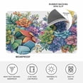 thumbnail image 4 of Colorful Spring Floral Doormat Outdoor Entrance 20"x31.5", Summer Botanical Farmhouse Flowers Absorb Moisture Dirt Door Mats, Non-Slip Rubber Backing Floor Mats Indoor, Low-Profile Front Door Rugs, 4 of 9