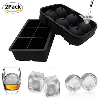 Vikakiooze Ice Cube Trays For Freezer Spherical Ice Compartment, 10  Compartment Spherical Ice Ball Machine Ice Maker For Whisky, Cocktails And  Homemade Drinks, Keep Drinks Cold 