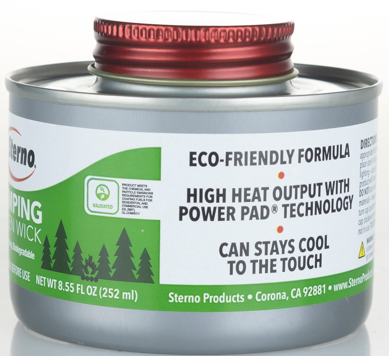 Sterno 6-Hour Green Wick Camping Fuel 0.24 Liters Camping Stove Replacement Fuel