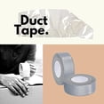 thumbnail image 5 of PSBM Silver Duct Tape, 2 Inch x 60 Yards, 7 Mil Thick, Polyethylene Coated Cloth, 24 Pack for Repairing Patching and Sealing, 5 of 6