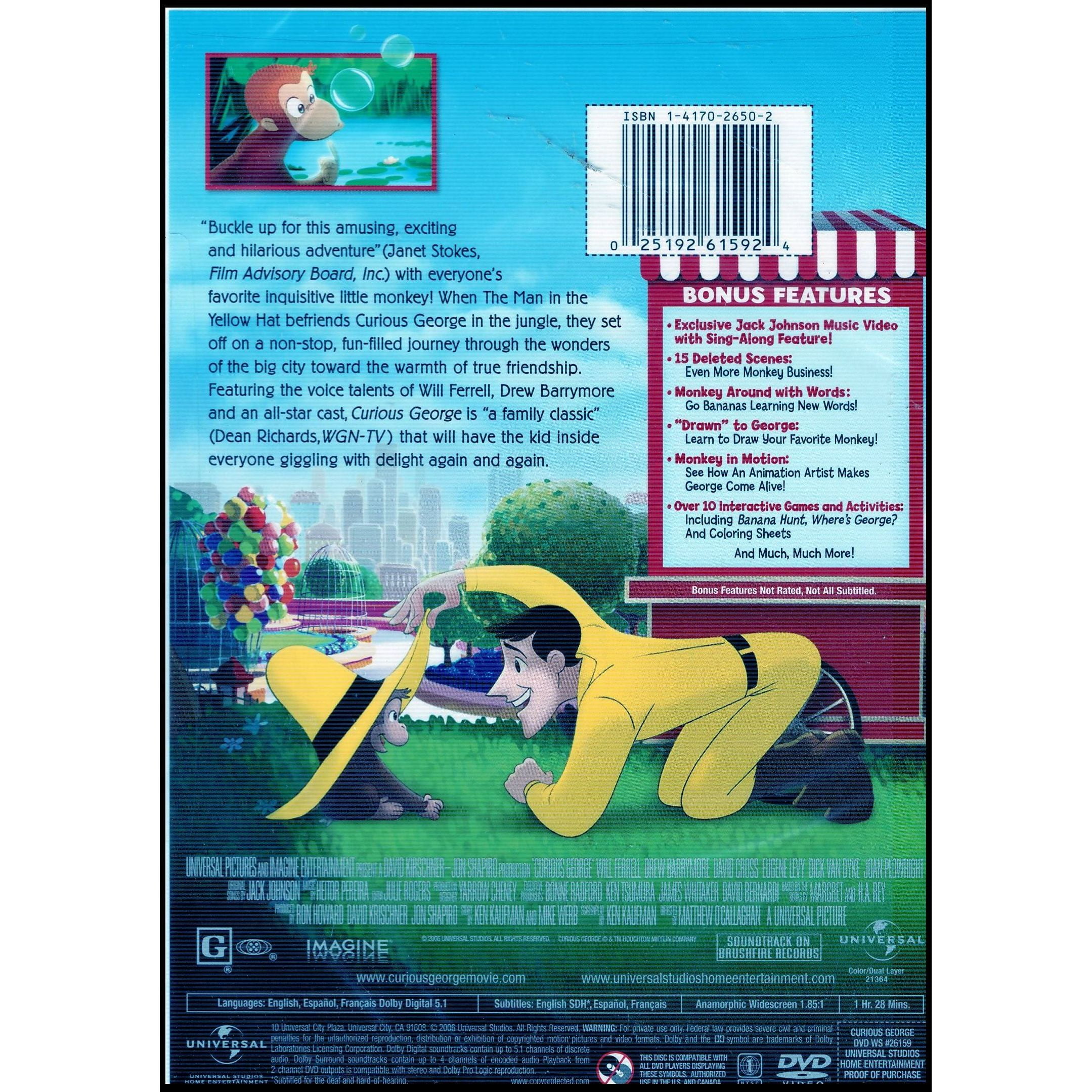 Curious George (DVD Widescreen) [DVD] - Walmart Business