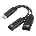 thumbnail image 1 of Adaptador USB C a OTG Unique Bargains 60W PD Rápida Carga Cable 2 en 1 Negro, 1 of 4