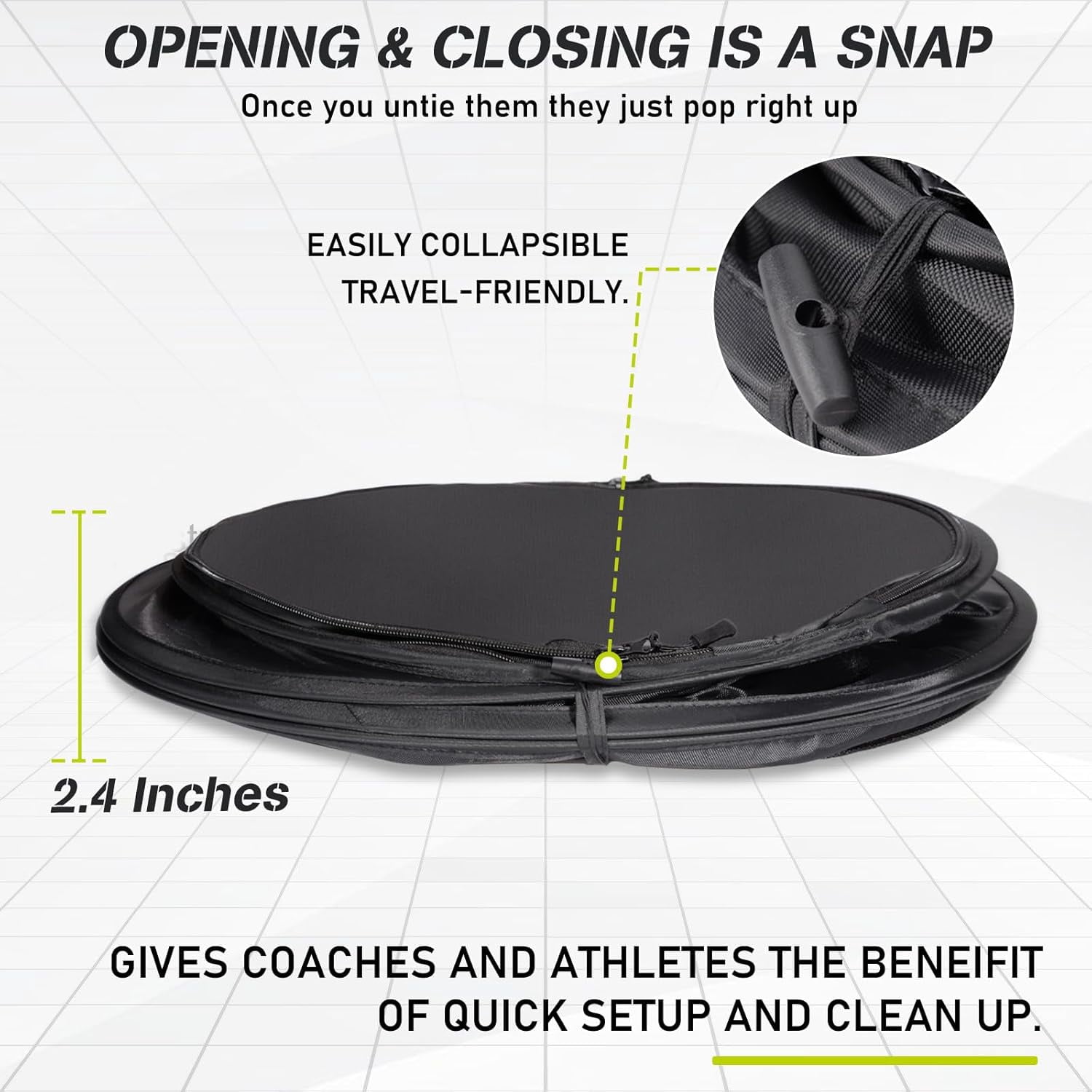 Adoreal Basketball Defender Dummy 4 Pack - Pop Up Safely Simulate Defender - Foldable Training Equipment for Basketball, Soccer, Football and More