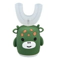 thumbnail image 2 of Cepillo de dientes eléctrico en forma de U recargable para niños de dibujos animados, 2 of 10