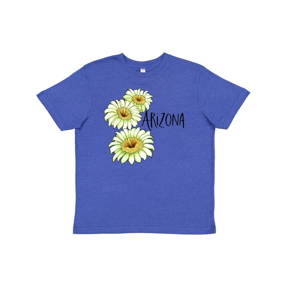 Inktastic Arizona Saguaro Cactus Flowers Youth T-Shirt