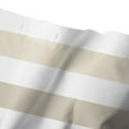 thumbnail image 5 of Creative Products Beige Chunky Stripes 71x74 Shower Curtain, 5 of 7