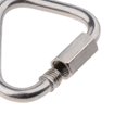 thumbnail image 4 of Triangle Extérieur Mousqueton en Acier Inoxydable Camping Porte-Clés Lien Rapide 5mm, 4 of 8