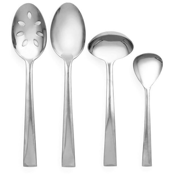 Lenox Continental Dining 4 Piece Stainless Steel Hostess Set Walmart