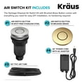 thumbnail image 3 of Kraus Kwda-200 Garbage Disposal Air Switch Kit - Brass, 3 of 9