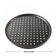 thumbnail image 2 of Baking Steel Pizza Pan for Oven  Bakeware Pizza Pan with Holes   Pizza Pans 14 Inch  Nonstick Pizza Oven Tray  Grill Pizza Plates For Home Restaurant Kitchen Baking, 2 of 5