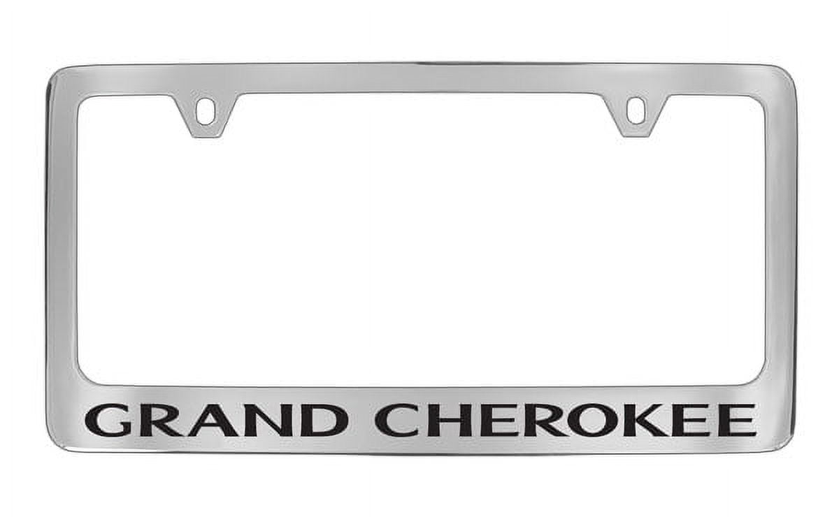 Chrysler License Plate Frame – Chrome Plated Metal, Officially Licensed, Engraved Logo