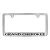 Jeep Rubicon Chrome Plated Metal License Plate Frame Holder