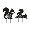 thumbnail image 1 of Estacas de Jardín de Ardilla de Metal, Estatuas Decorativas de Ardilla de Metal para Exteriores, Juego de 2, para Decoración de Jardín y Patio, 1 of 5