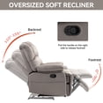 thumbnail image 5 of SUGIFT Large Manual Recliner Chair in Fabric for Living Room, 5 of 5
