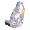 thumbnail image 4 of Lsque Sea Turtles Pattern Car Seat Covers for Front Seats , Waterproof Seat Covers for Cars, Sporty Front Seat Covers,Car Seat Cover Protector Front Seats, 4 of 5
