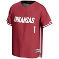 thumbnail image 2 of Men's GameDay Greats #1 Cardinal Arkansas Razorbacks Lightweight Baseball Jersey, 2 of 4