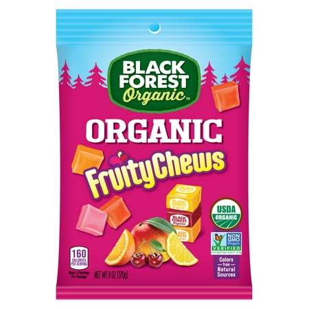 UPC 041420477294 product image for Black Forest Organic Fruity Chews, Mixed Fruit Flavored Candy, 6 Ounce Bag | upcitemdb.com