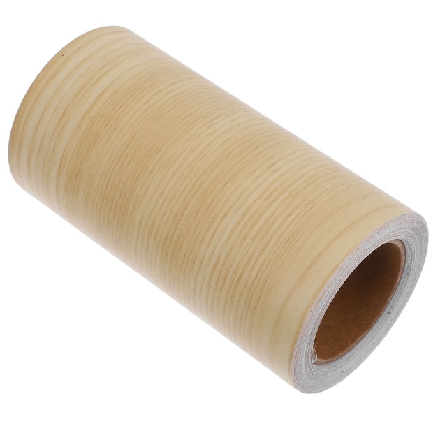 unbranded PVC Con Textura Madera Para Bordes Y Reparación Fácil Instalación Para Hogar Y Oficina Amarillo Claro